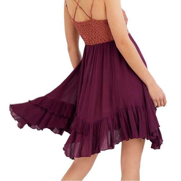 Free People Womens Adella Mini Slip Dress X-Small - Picture 3 of 13